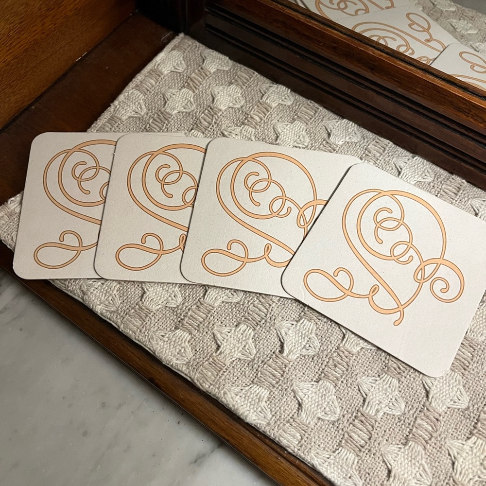 DISNEY Enchanted Rose, Topolino's Terrace, and Skipper Canteen Coasters *UNUSED* - Picture 4 of 8